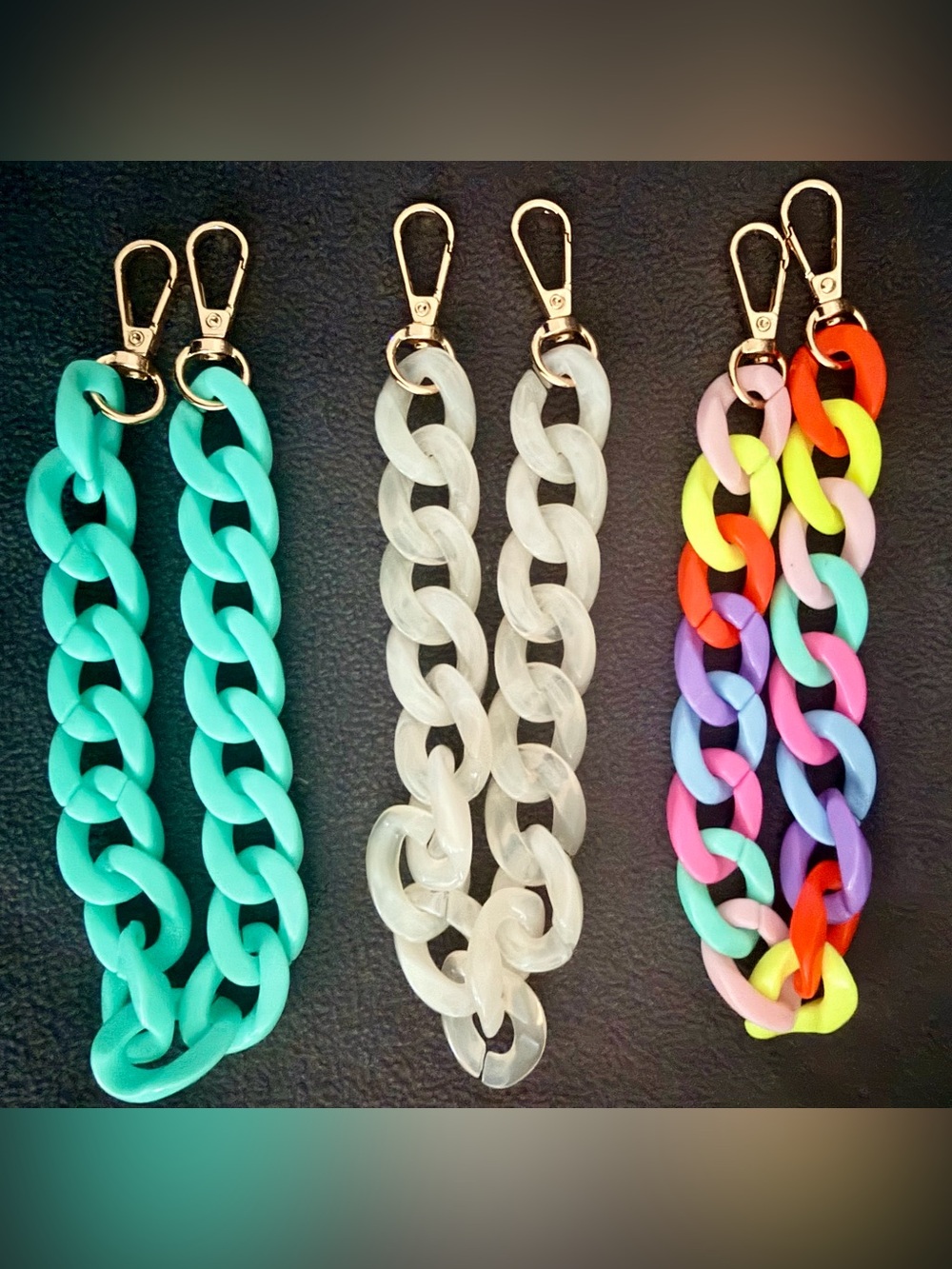 3pcs Chunky Bag Chains